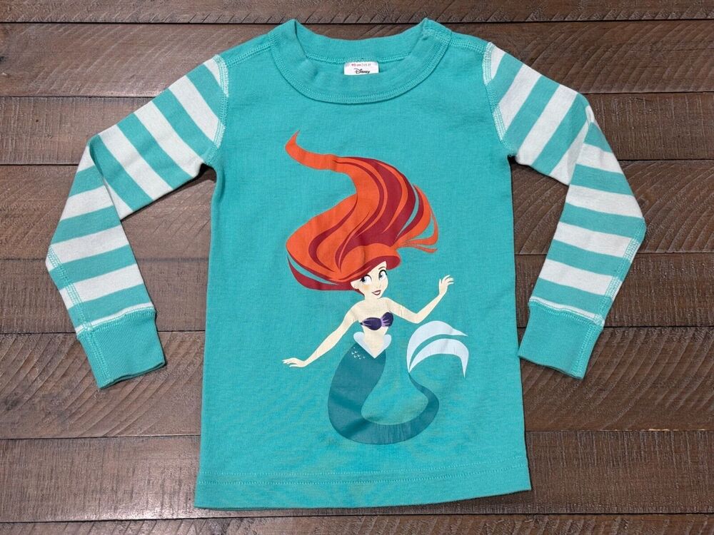 Hanna Andersson x Disney Ariel Pajama Top Size 3T